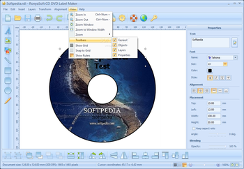 RonyaSoft CD DVD Label Maker screenshot 8
