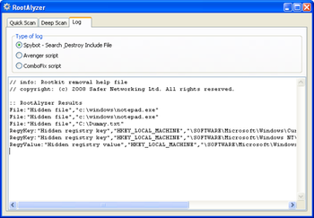 RootAlyzer screenshot 2
