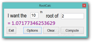 RootCalc screenshot