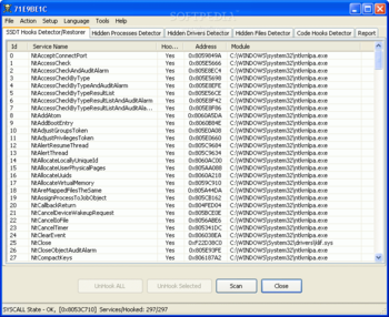 Rootkit Unhooker screenshot