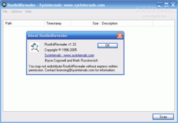 RootkitRevealer screenshot 2