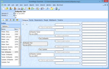 RootsMagic Essentials screenshot
