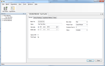 Roseby Brew Log screenshot 2