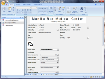 RotairoMD Prescription Writer screenshot