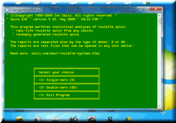 Roulette Generator Analyzer screenshot