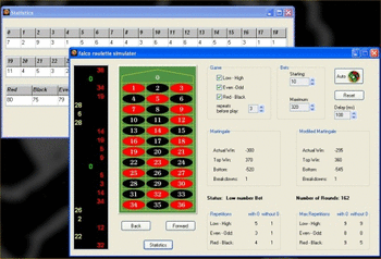 Roulette Simulator screenshot