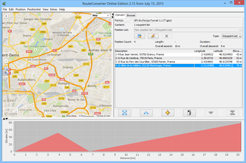 RouteConverter screenshot