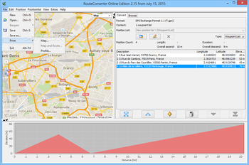 RouteConverter screenshot 2