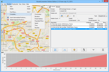 RouteConverter screenshot 3