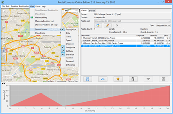 RouteConverter screenshot 5