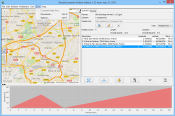 RouteConverter screenshot 6