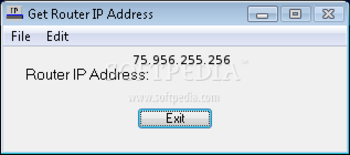 Router IP Address screenshot