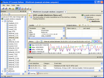Router IP Console DeNovo screenshot