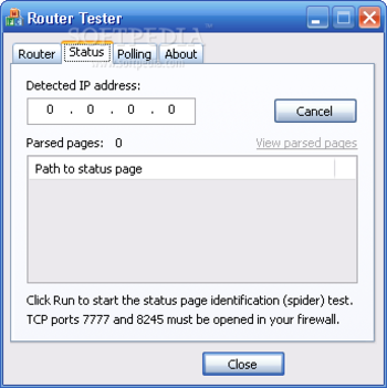Router Tester screenshot 2