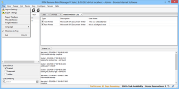RPM Remote Print Manager Select screenshot 3