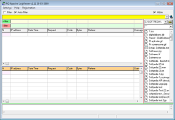 RQ Apache LogViewer screenshot