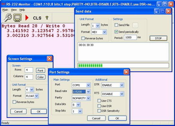 RS-232 Monitor screenshot