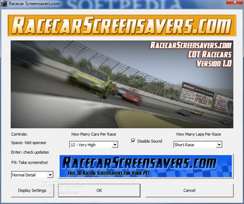 rs - COT Racecar Screensaver screenshot 2