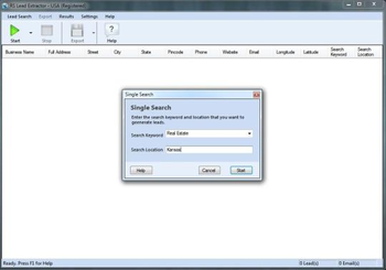 RS Lead Extractor USA screenshot