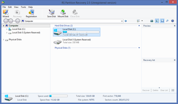 RS Partition Recovery screenshot