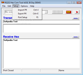 RS232 Hex Com Tool screenshot 2