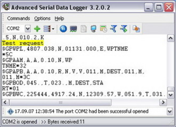 RS232 Logger ActiveX screenshot