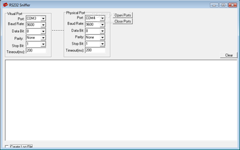 RS232 Sniffer screenshot