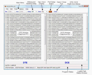 RS232CPM screenshot