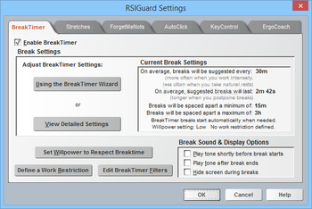 RSIGuard Stretch Edition screenshot 13
