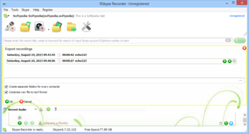RSkype Recorder screenshot 3