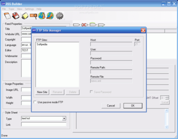 RSS Builder screenshot 2