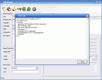 RSS Builder screenshot 3
