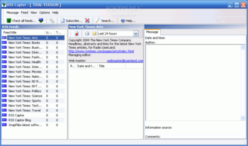 RSS Captor screenshot
