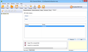 RSS Channel Writer screenshot 6