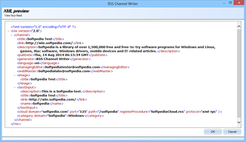 RSS Channel Writer screenshot 7