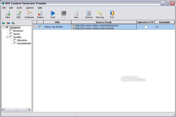RSS Content Generator Enterprise screenshot 2