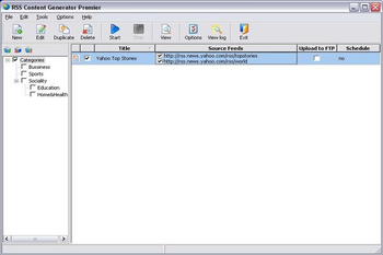 RSS Content Generator Professional screenshot 2