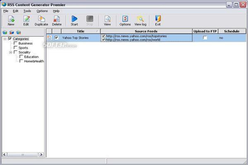 RSS Content Generator Professional screenshot 3