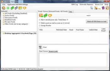 RSS Desktop Aggregator screenshot 2