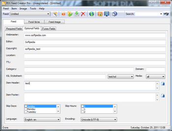 RSS Feed Creator Pro screenshot 3