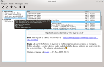 RSS Guard screenshot