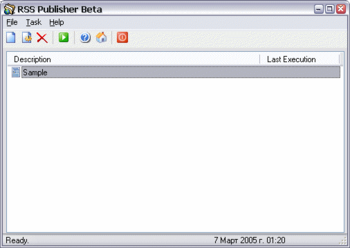 RSS Publisher screenshot 2