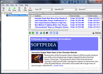 RssReader screenshot