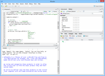 RStudio screenshot