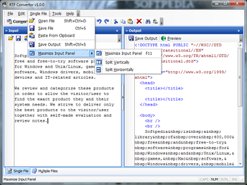 RTF Convertor screenshot 4