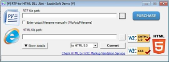 RTF-to-HTML DLL .Net screenshot