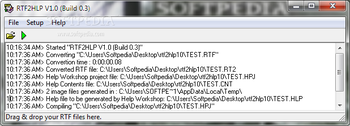 RTF2HLP screenshot