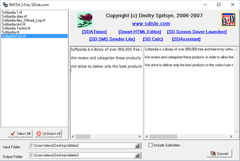 rtf2txt screenshot