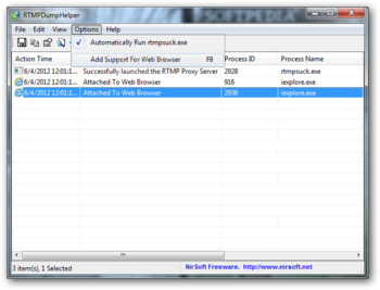 RTMPDumpHelper screenshot 3