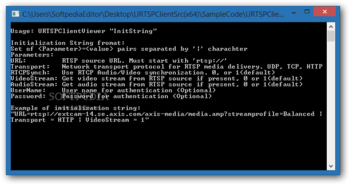 RTSP Client DirectShow Source Filter screenshot